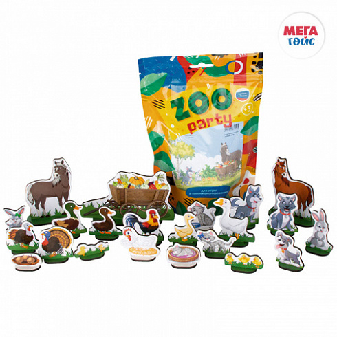 Домашние животные №2 (54 предмета) "ZOO PARTY" (46шт)